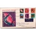 New Zealand - 1970 - Souvenir Cover Definitive Release (Fish) (1 Butterfly added)