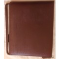Vintage Travel Writing Case Organiser - Zip Around - Leathersmith - Made in England - Real Leather