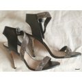 Woolworths Size 7 Ladies High Heel shoes with Leather Uppers (Worn Once)