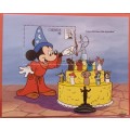 Grenada - Disney (Happy Birthday Mickey Mouse) Commemorative Sheet - Issue No. 9201 with Certificate