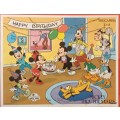 The Gambia - 1989 - Disney (Mickey Thru the Years) Commem  Sheet - Issue No. 9993 with Certificate