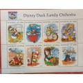 Maldives - 1994 - Disney (Disney Duck Family Orchestra) Sheet of 8 - Issue No 2327 with Certificate