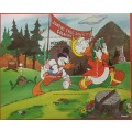 Mongolia - 1987 - Disney (The Celebrated Frog) Commemorative Sheet - Issue No. 4486 with Certificate