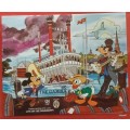 The Gambia - 1985 - Disney (Life on the Mississippi) Commem Sheet - Issue No. 2080 with Certificate