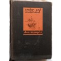 Archy and Mehitabel - Don Marquis - Hardcover 1933