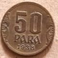 Yugoslavia - 1938 - King Petar II - 50 Para - Aluminium-bronze