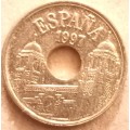 Spain - 1997 - 25 Pesetas (Melilla) - Aluminium-bronze