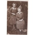 Vintage Postcard Portrait - Mother and Daughter - Undated