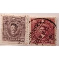 China - 1932 - Martyrs of the Revolution (Shung Chiao-jen and Liao Chung-k`ai) 2 Used stamps