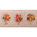 Hungary - 1964 - Fruit - 3 Cancelled stamps