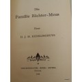 Die Familie Richter-Meus - H J M Redelinghuys - Hardeband 1944