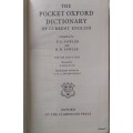 The Pocket Oxford Dictionary (Fifth Edition) - F G and H W Fowler - Hardcover 1977