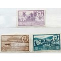 Spanish West Africa - 1950 - Local Motifs - 3 Unused Hinged stamps