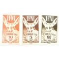 Spanish colony Ifni - 1951 - Stamp Day (Fox) - Set of 3 Unused Hinged stamps