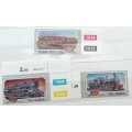 RSA - 1983 - Trains -  3 Unused stamps
