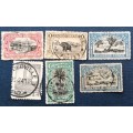 Belgian Congo - Mixed Lot - 6 Used stamps