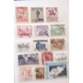 Poland - Mixed Lot of 15 Used Hinged stamps