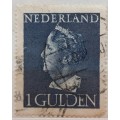 Netherlands - 1945 - Queen Wilhelmina - 1 Used stamp