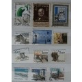 Portugal - Mixed Lot of 12 Used (some Hinged) stamps
