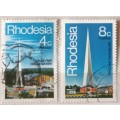 Rhodesia - 1978 - Trade Fair - Set of 2 Cancelled stamps