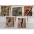 Rhodesia - 1971 - Birds - 5 Used stamps