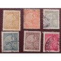 Portuguese India - 1933 - Definitives (Vasco da Gama) - 6 Used stamps