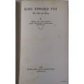 King Eeward VIII: His Life and Reign - Hector Bolitho - Hardcover 1937 Seventh Impression