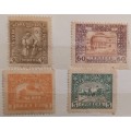 Ukraine - 1920 - Pictorials - 4 Unused stamps