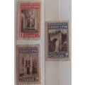 Spanish Tangier - 1946 - Telegraph / Orphan Tax - 3 Unused stamps