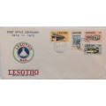 Lesotho - 1972 - Post Office Centenary - FDC