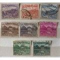 Pakistan - 1962-1970 - Pictorial Definitive - 8 Used stamps
