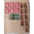 Union of South Africa - 1940`s - Mixed Lot of 18 War Issue stamps (on Paper)