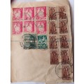 Union of South Africa - 1940`s - Mixed Lot of 18 War Issue stamps (on Paper)