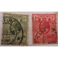 Orange River Colony - 1903 - EdwardVII - ½ d and 1d - 2 Used stamps