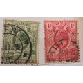 Orange River Colony - 1903 - EdwardVII - ½ d and 1d - 2 Used stamps