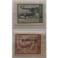 Argentina - 1959 - Animal Definitive (Official) - 2 Unused stamps