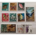 New Zealand - Mixed Lot of 9 Used stamps
