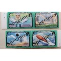 Montserrat - 1995 - Space - 4 Unused `Specimen` stamps (in Pairs)