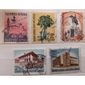 South West Africa - 1961 - First Decimal Definitive - 5 Used stamps