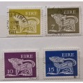 Ireland (Eire) - 1968 - Definitives - 4 Used stamps