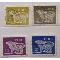 Ireland (Eire) - 1968 - Definitives - 4 Used stamps