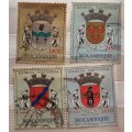 Mozambique - 1961 - Coat of Arms - 4 Used stamps