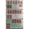 SWA - 1980 Animal Definitive stamps on Postally Used Envelopes (3)