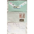 SWA - 1980 Animal Definitive stamps on Postally Used Envelopes (3)