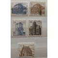 Ireland (Eire) - 1982-88 - Definitives - 5 Used stamps