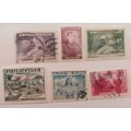 Philippines - Mixed Lot of 6 Used stamps