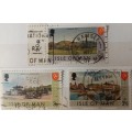 Isle of Man - 1973 - Manx Scenery definitive - 3 Used stamps