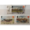Isle of Man - 1973 - Manx Scenery definitive - 3 Used stamps