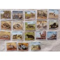 Botswana - 1992 - Animal Definitive - Set Of 18 Mint stamps