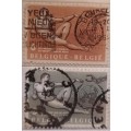 Belgium - 1962 - Human Rights - Set of 2 Used stamps
